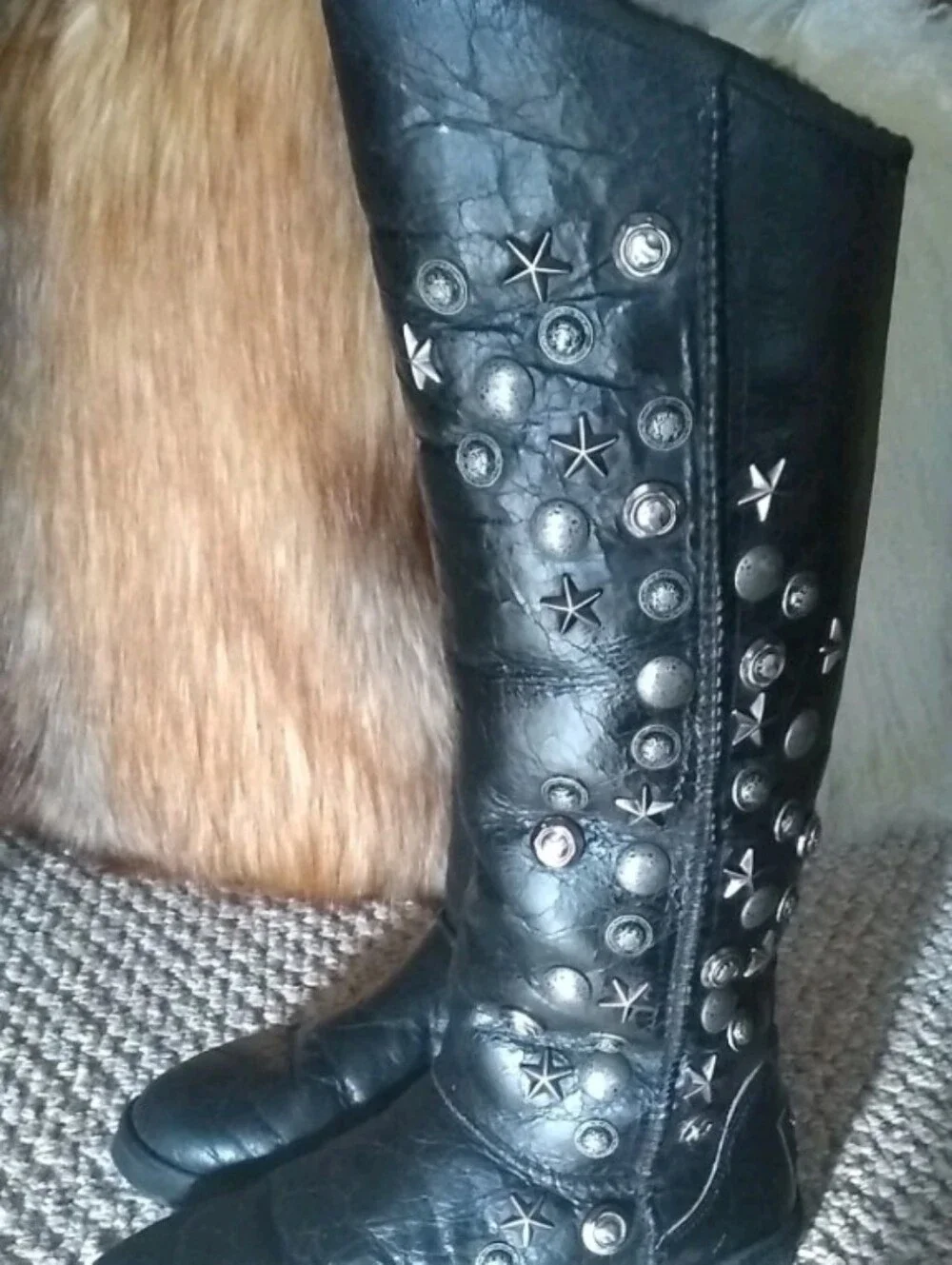 Luxe Collective Angel Boots Knee High Leather Size 9.5